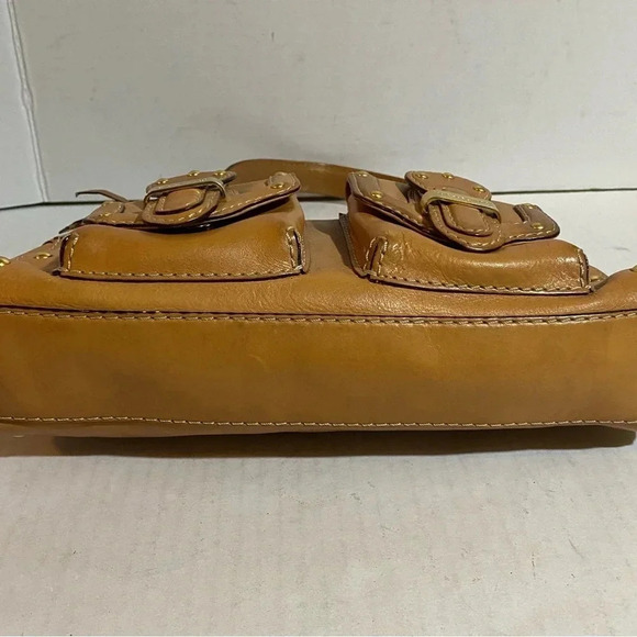 Michael kors brown leather shoulder handbag - Picture 3 of 12